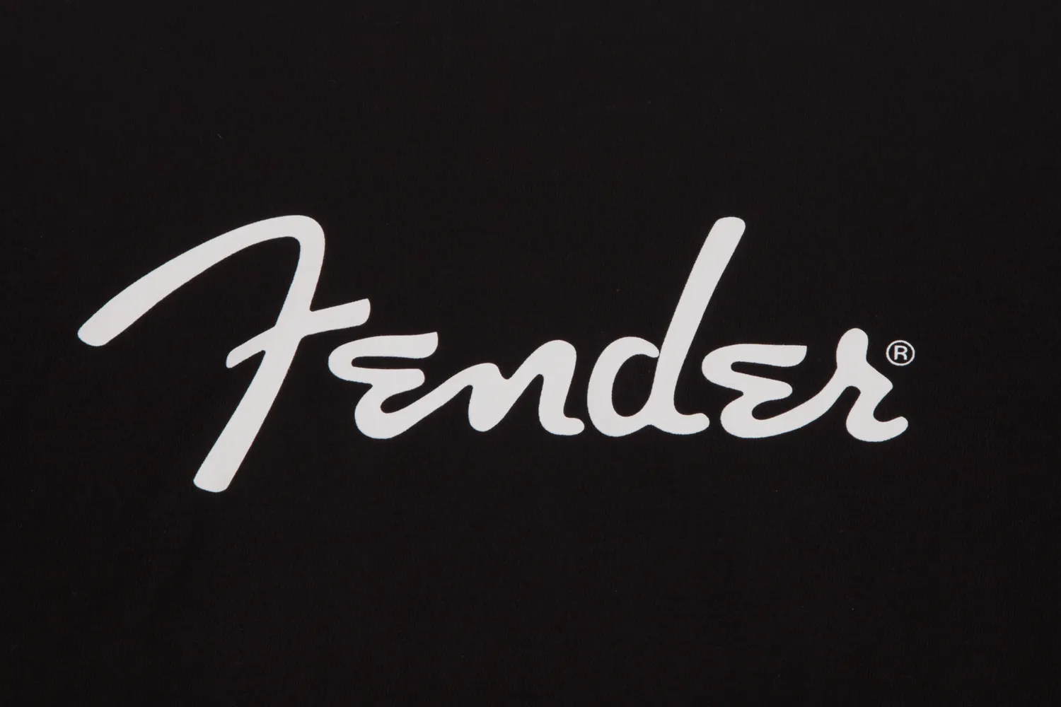 Fender Spaghetti Logo maglietta nera cotone