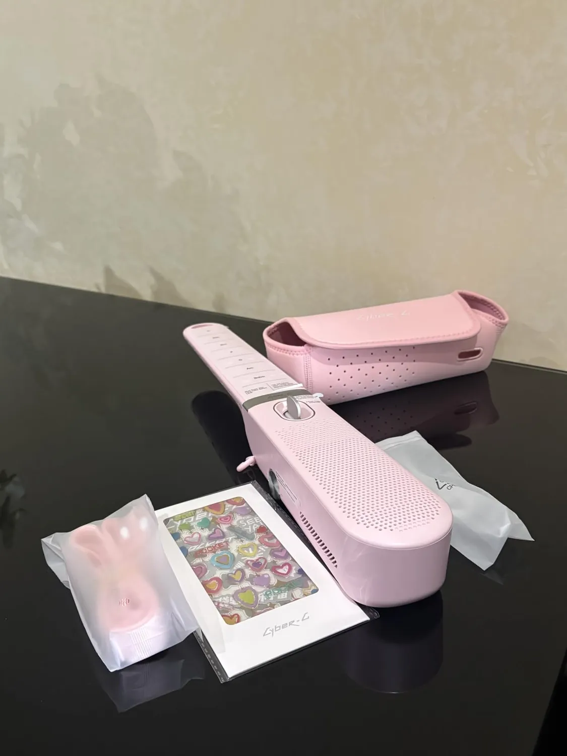Enya Cyber-G Pocket Chitarra Smart Portatile Rosa 15 Suoni
