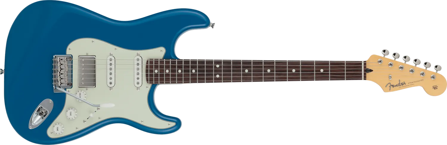 Fender Hybrid II Stratocaster HSS elettrica blu japan