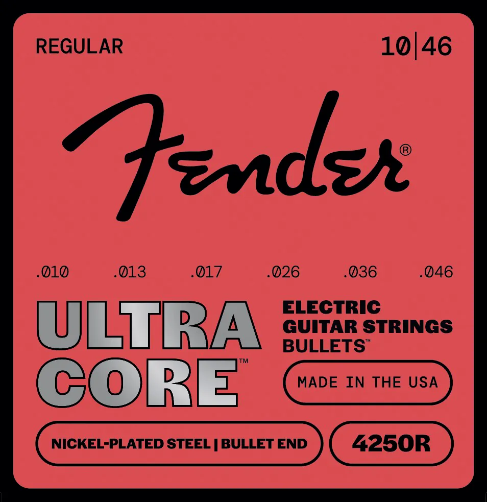Squier by Fender UltraCore Bullets 4250 corde chitarra 009-042 nichelate