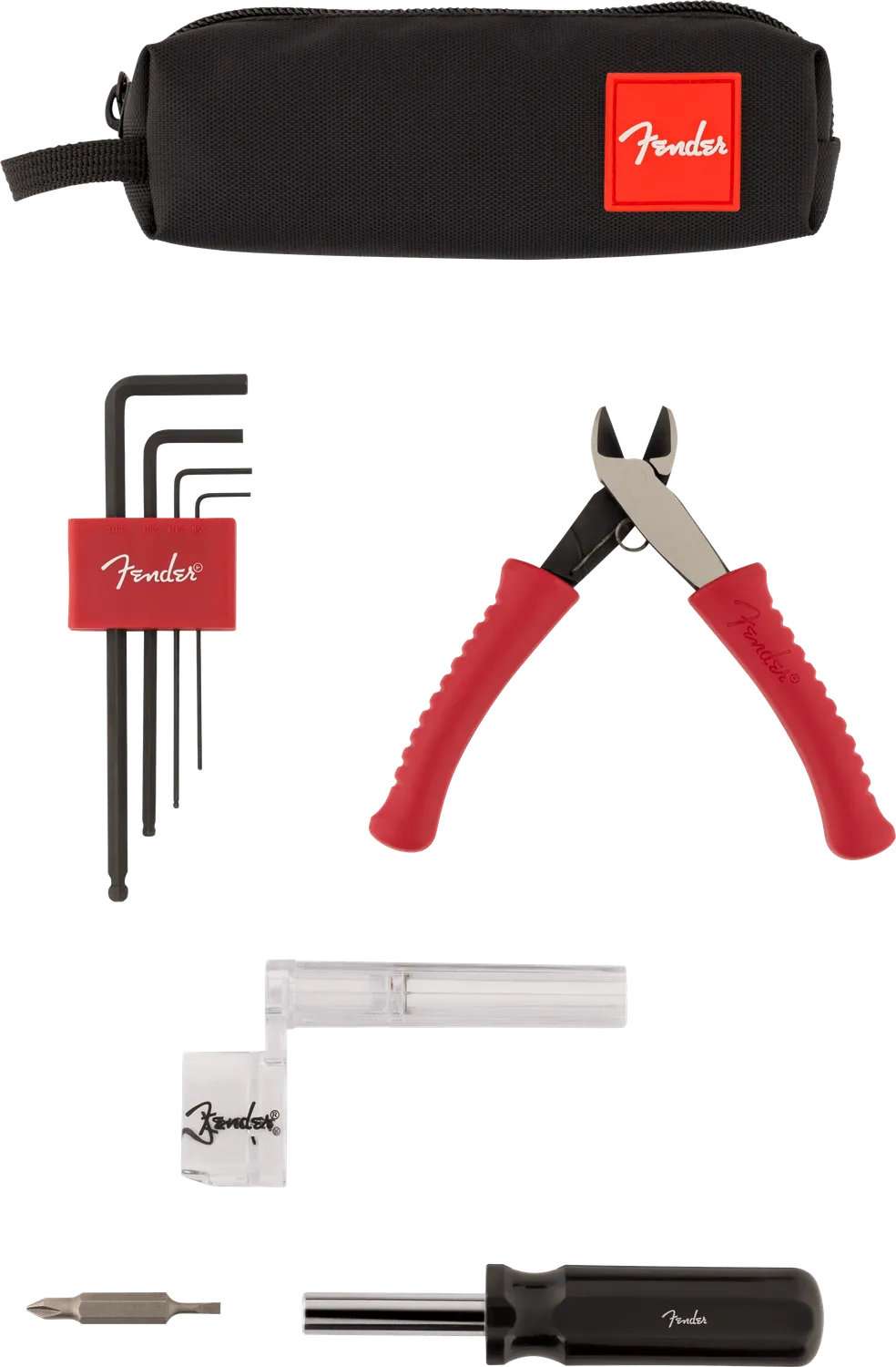 Fender Mini Tech Kit attrezzi chitarra borsetta nylon