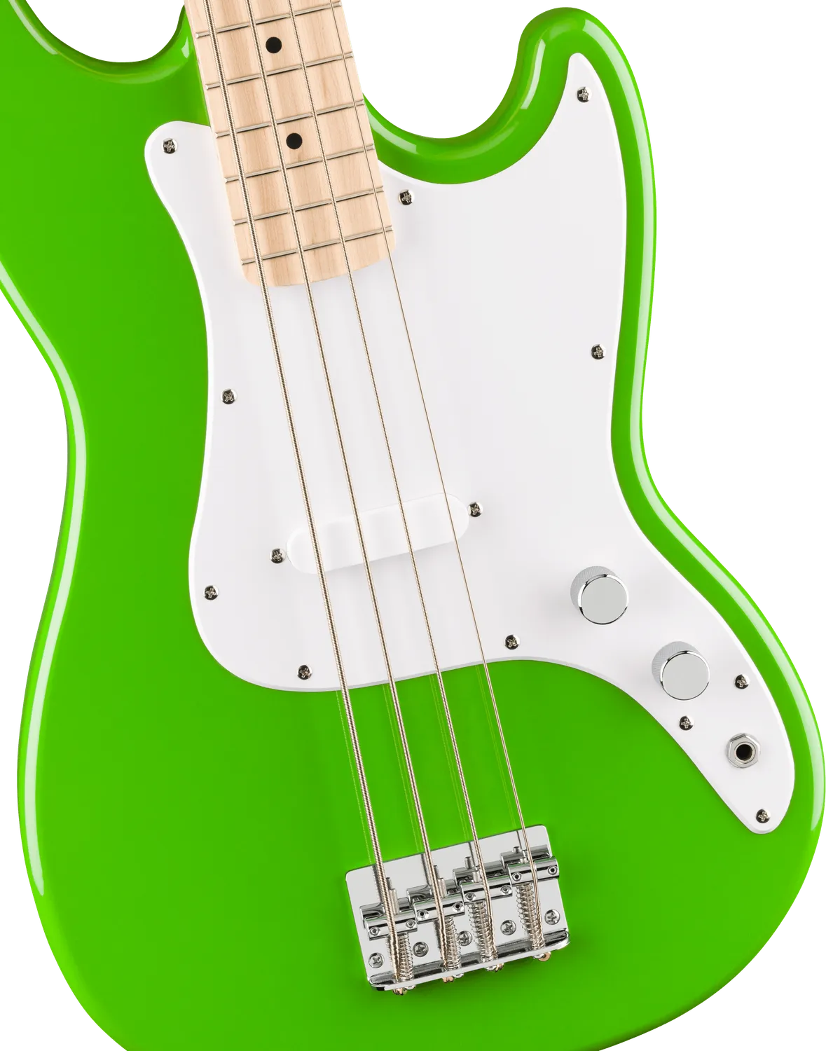 Squier Sonic Bronco Bass basso Ultraviolet scala corta acero