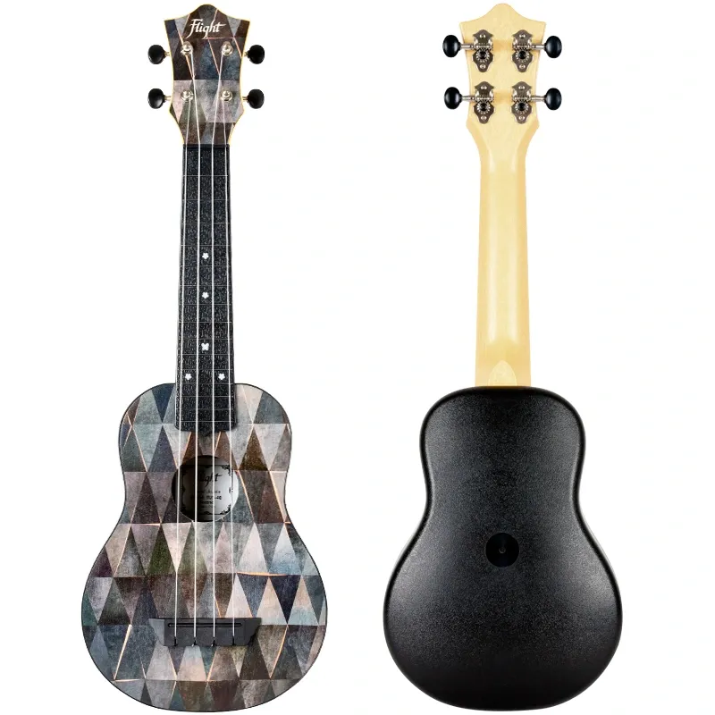 Flight TUS40 Arcana ukulele soprano da viaggio nero