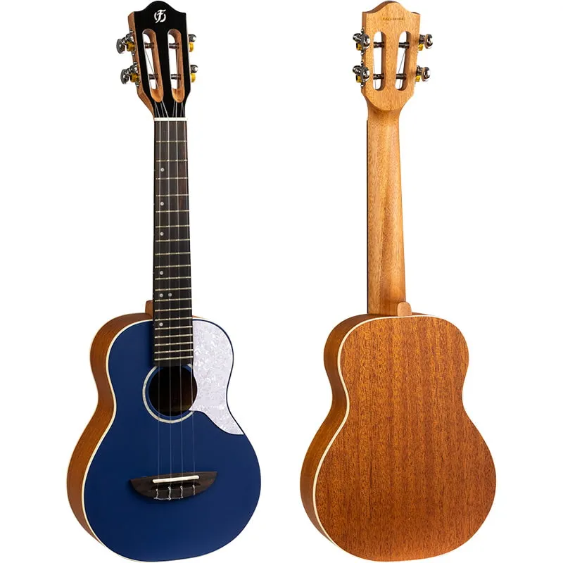 Flight Iris DB ukulele concerto blu scuro