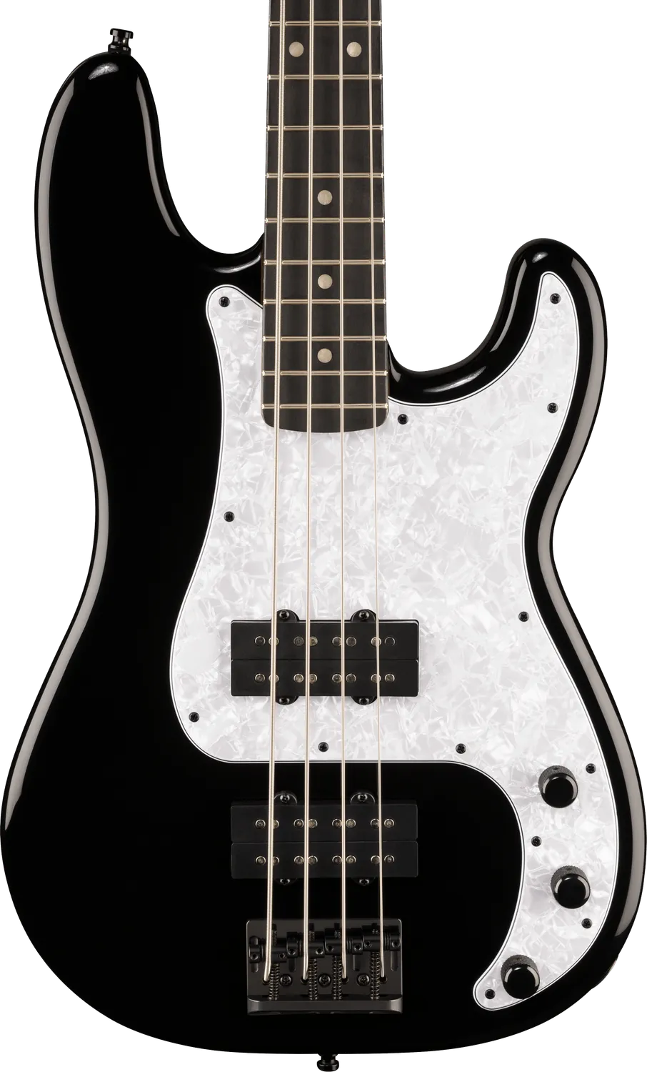 Squier by Fender Player Fusion Precision basso elettrico nero HH