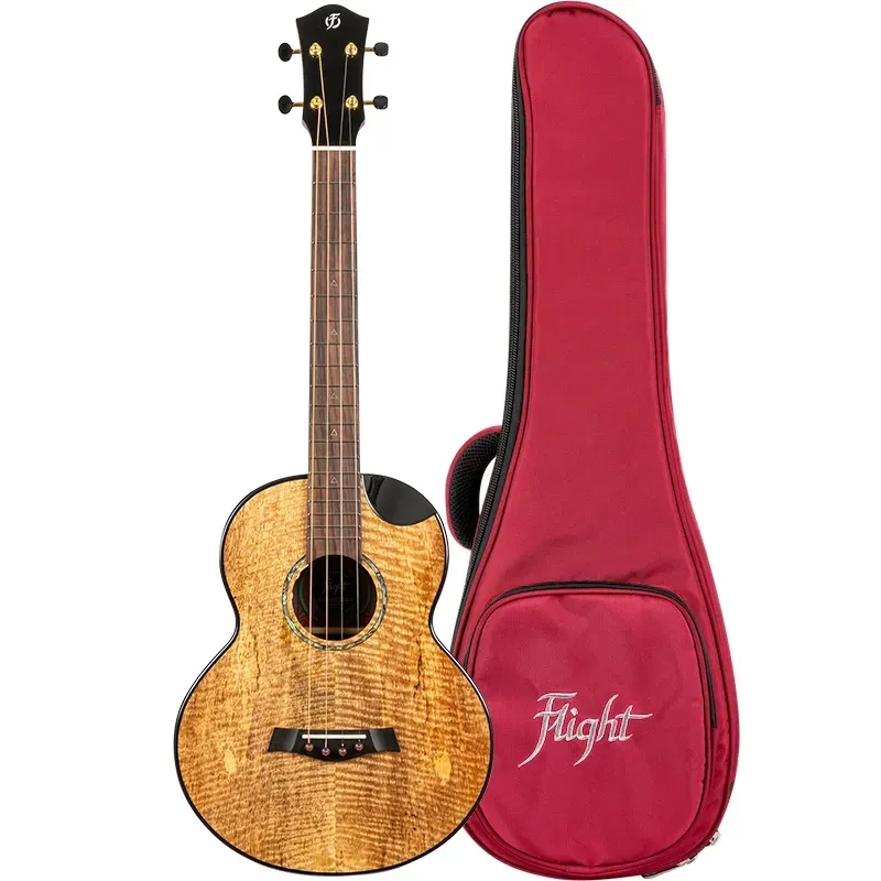 Flight Princess Maia EQ-A ukulele baritono corde acciaio