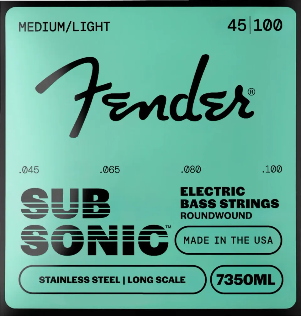 Fender SubSonic 7350 corde basso acciaio 045-100