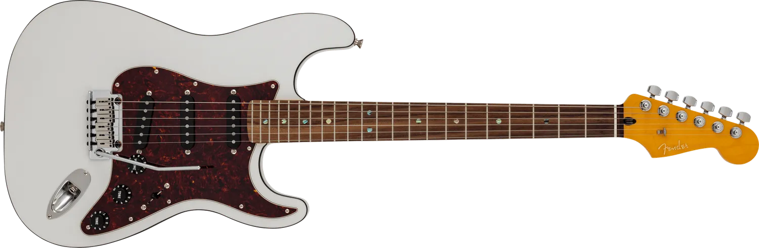 Squier by Fender Active Modern Strat Giappone feather gray