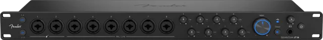 Fender Quantum LT 16 interfaccia audio USB-C 75 dB nera EU