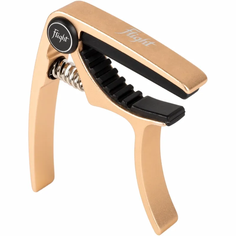 Flight FC-GD capotasto per ukulele oro alluminio
