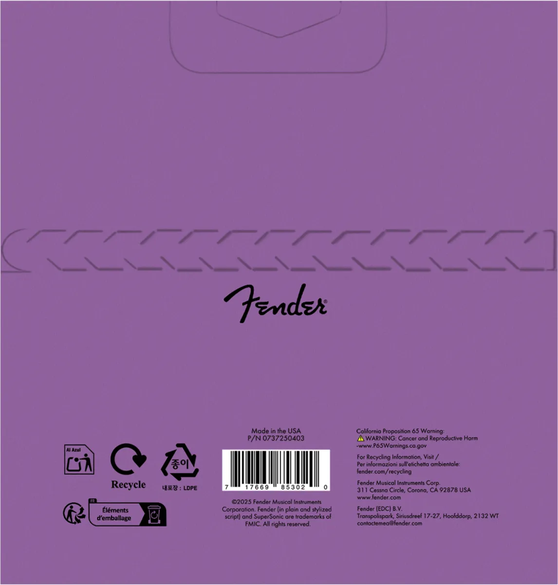 Fender SubSonic 7250 corde basso 45-105 nichelate