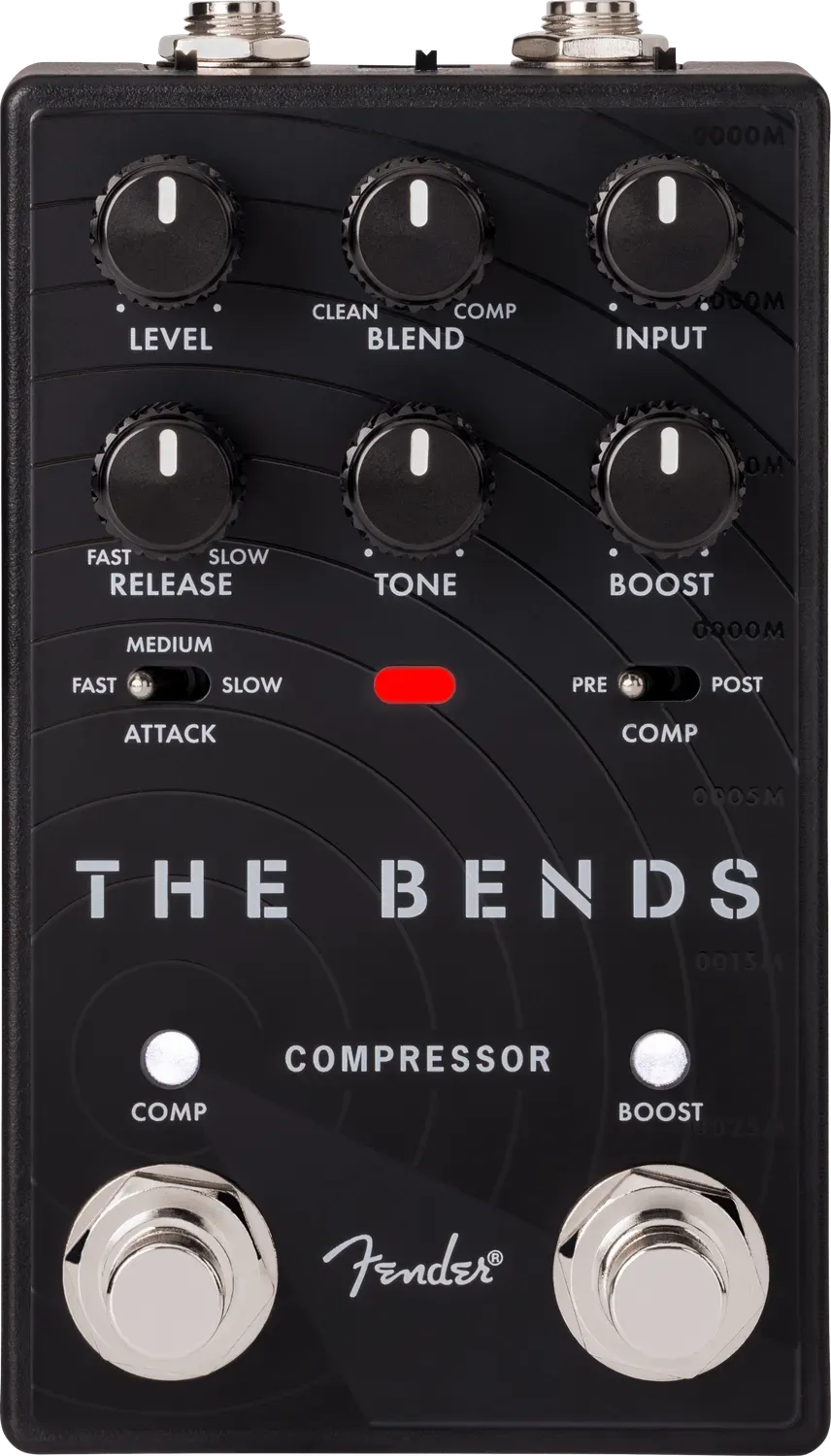 Fender The Bends V2 pedale compressore booster nero