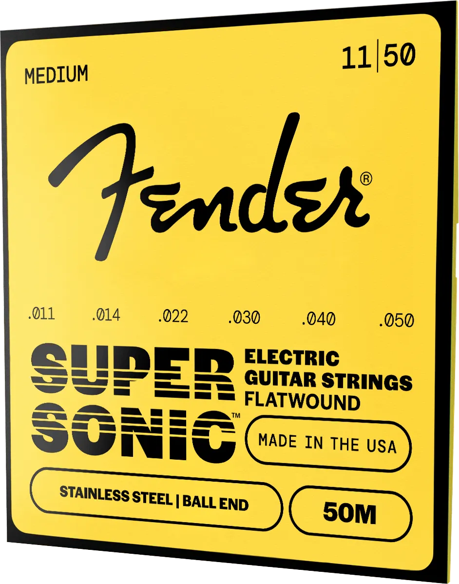 Fender SuperSonic 50 corde chitarra flatwound 011-050