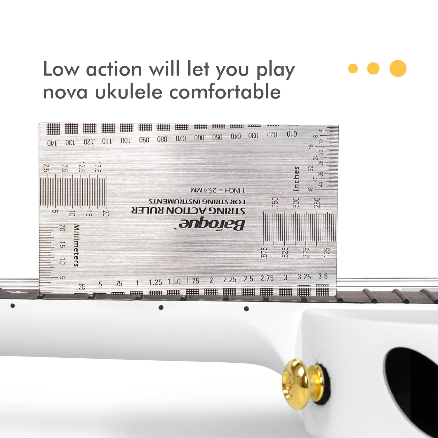 Enya Nova U/WH EQ ukulele concerto bianco elettrico kit
