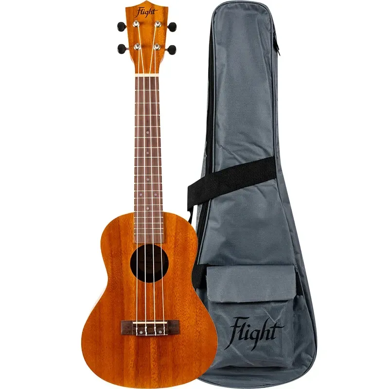 Flight NUC250 ukulele concerto acacia naturale