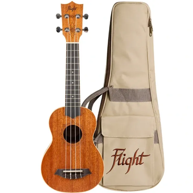 Flight Designer DUS321 ukulele soprano mogano