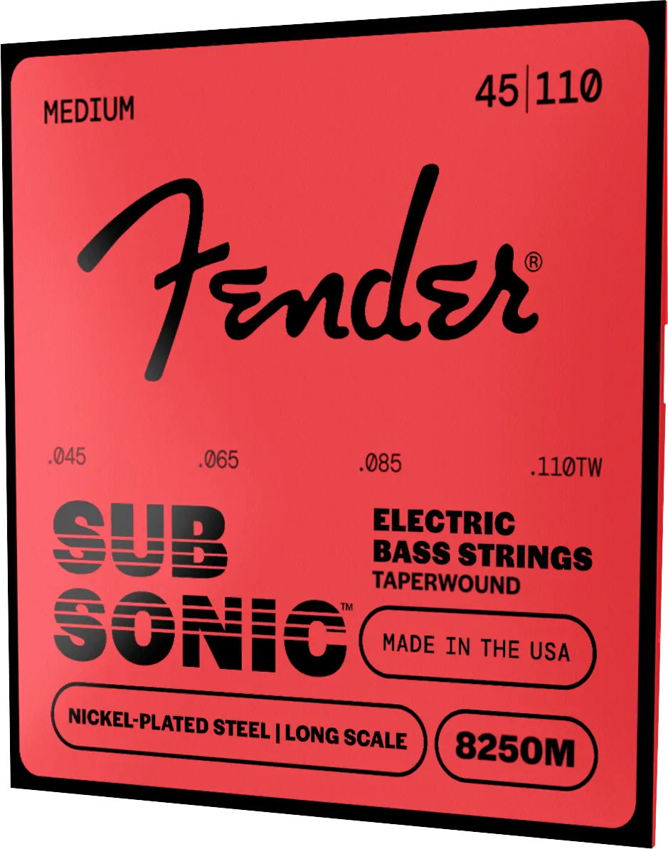 Fender SubSonic 8250 corde basso 045-110 taperwound