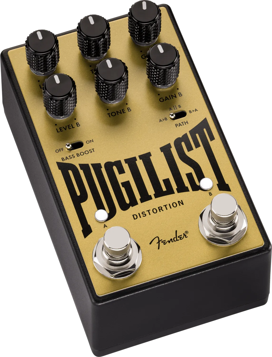 Fender Pugilist V2 pedale distorsore chitarra oro