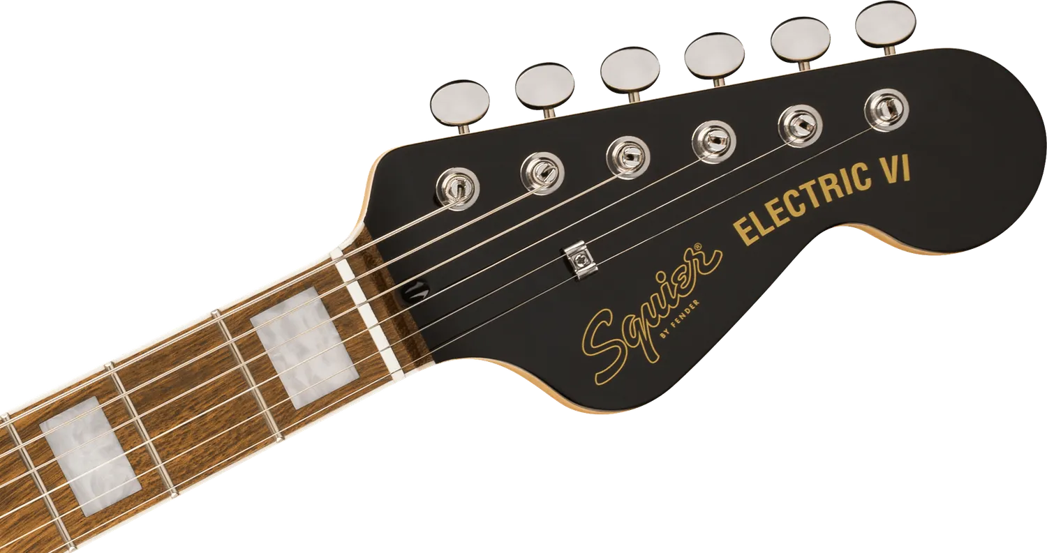 Squier Paranormal Electric VI chitarra Daphne Blue