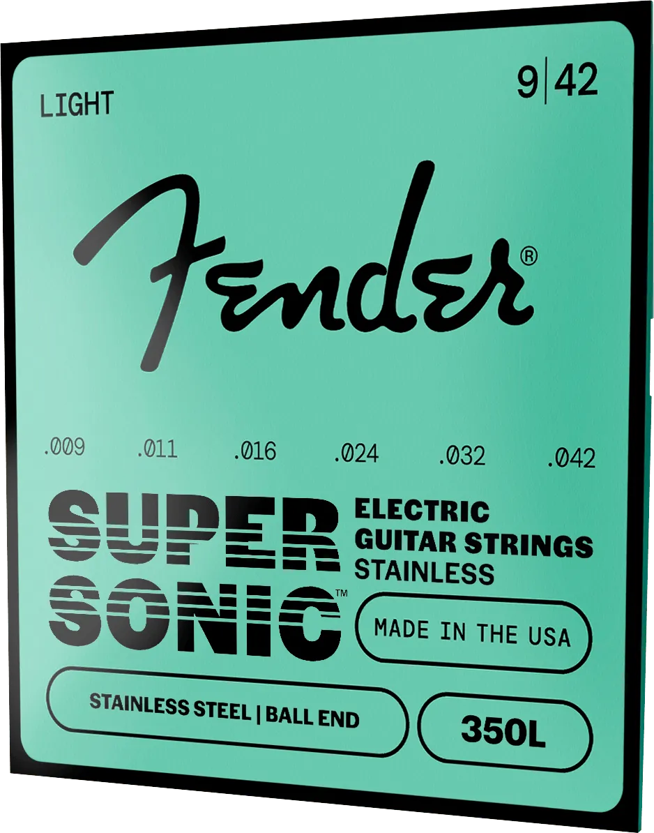 Fender SuperSonic 350 corde chitarra elettrica 009-042 acciaio