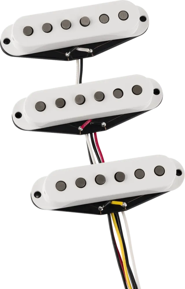 Squier Tex-Mex Hot Stratocaster set pickup elettrici bianchi