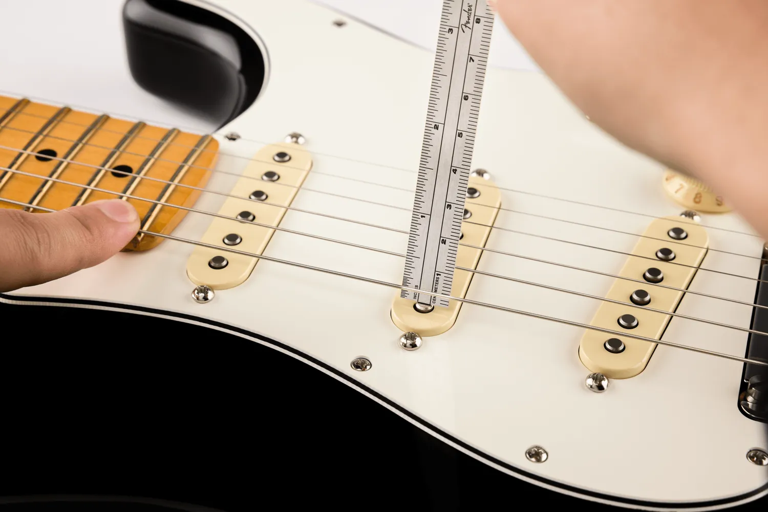 Fender set chiavi righello setup chitarra acciaio 3 pezzi