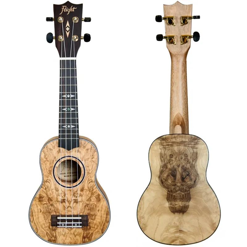 Flight DUS410 QA ukulele soprano in frassino
