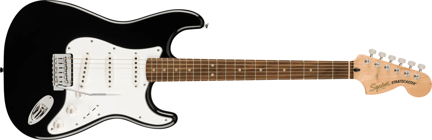 Squier Affinity Stratocaster Mustang Micro pack chitarra nero
