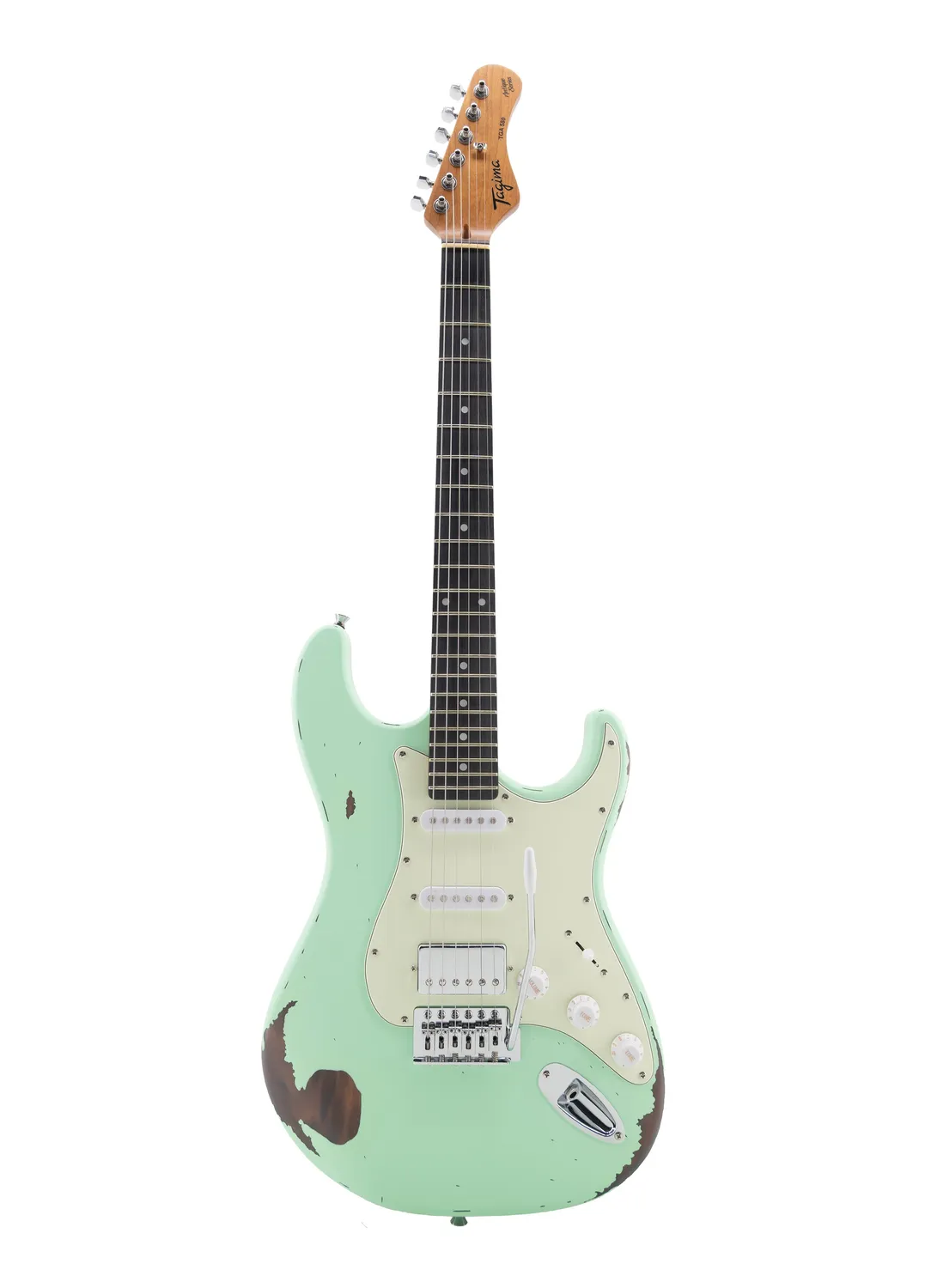 Tagima TGA 580 chitarra elettrica Shell Pink HSS