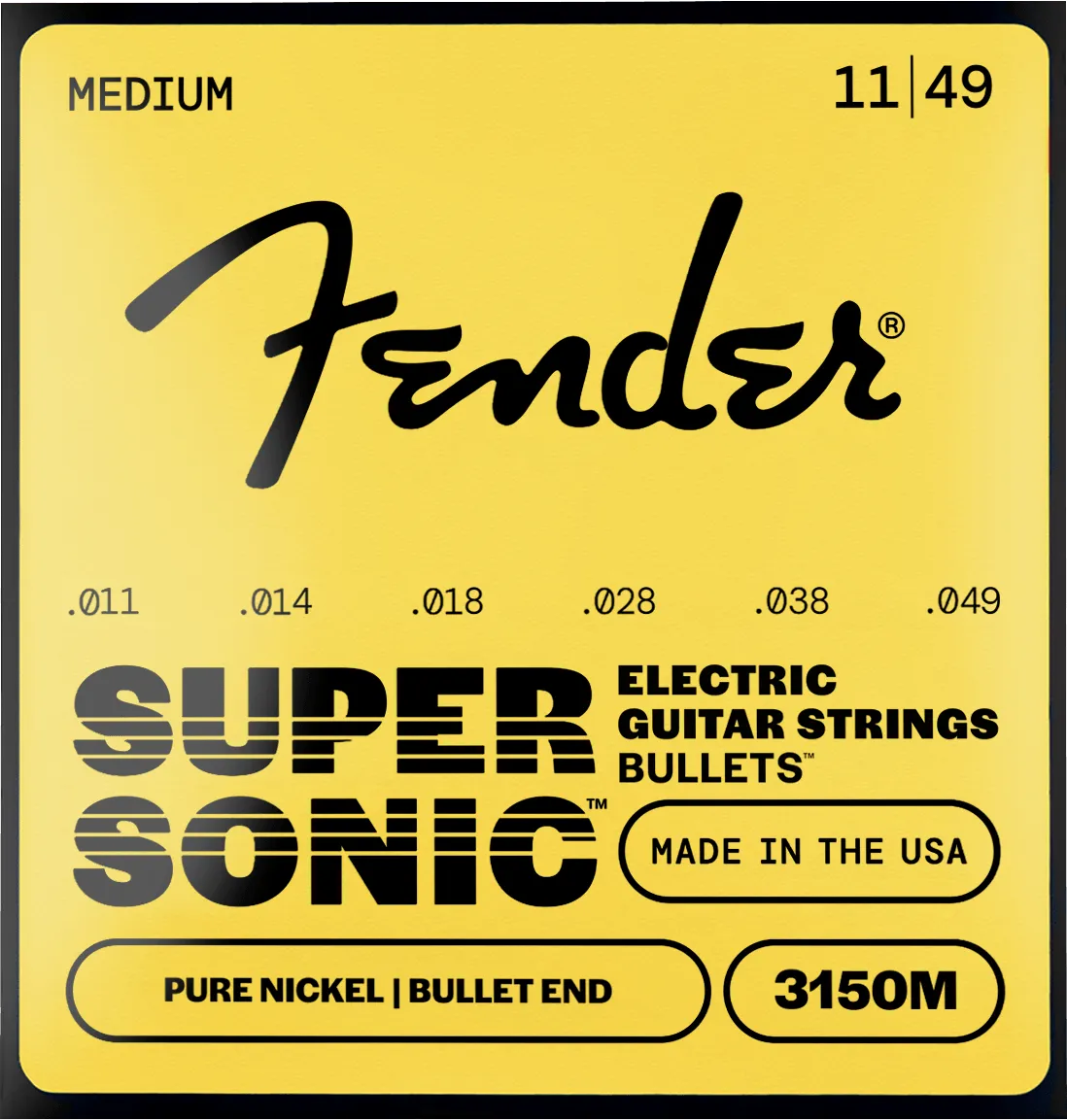 Fender SuperSonic Bullets 3150 corde nichel 009-042