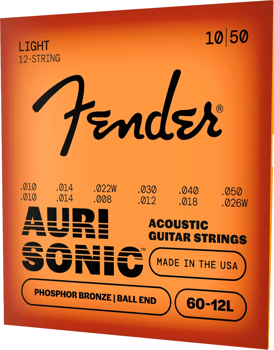 Squier by Fender AuriSonic 60-12L corde acustica 12 corde bronzo