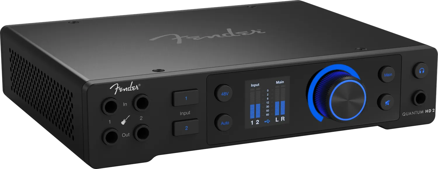 Fender Quantum HD 2 scheda audio USB-C nera EU