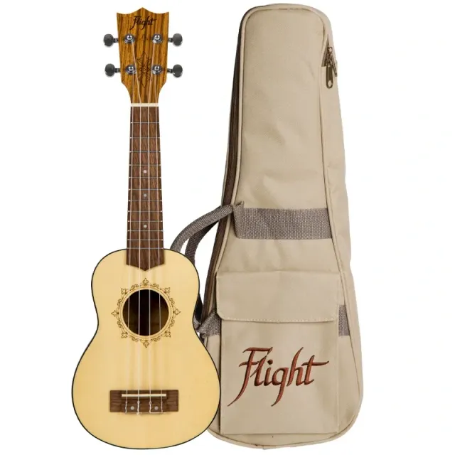 Flight Designer DUS320 ukulele soprano SP/ZEB