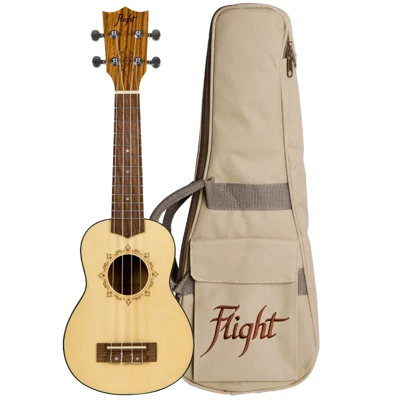 Flight Designer DUS320 ukulele soprano SP/ZEB