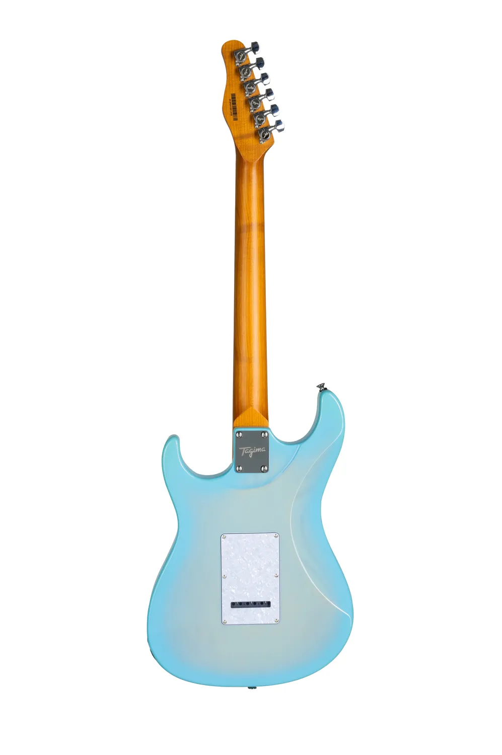 Tagima Stella Oasis chitarra elettrica Swamp Ash blu