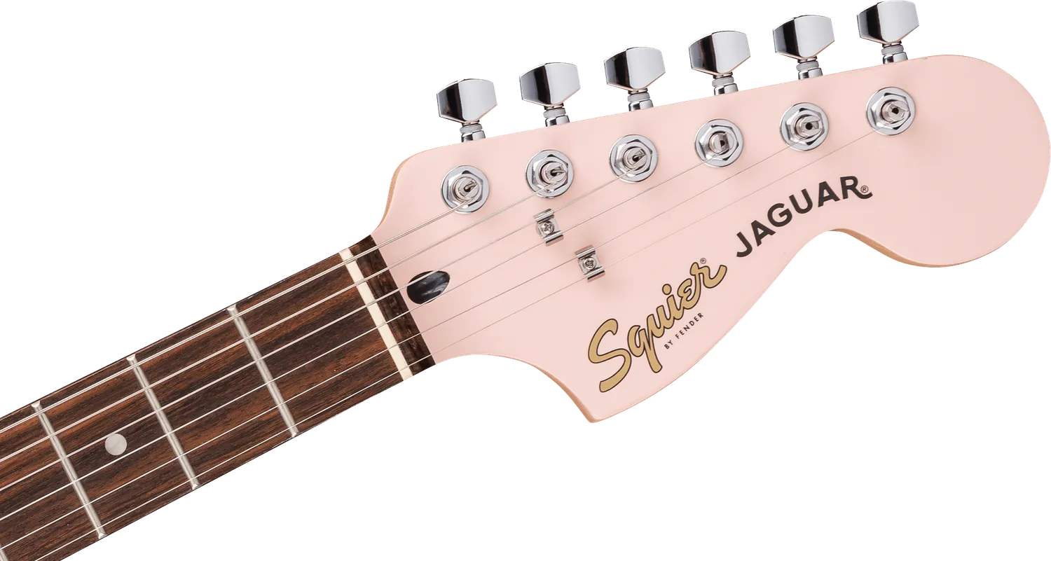Squier Affinity Jaguar chitarra elettrica Shell Pink