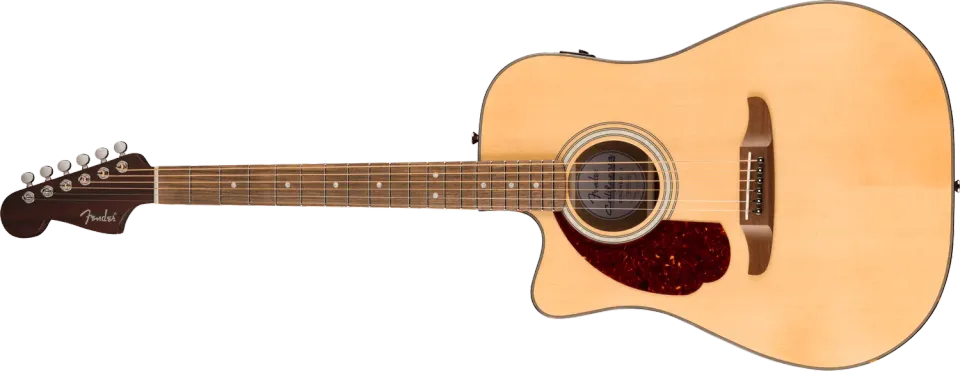 Fender California Deluxe Redondo CE chitarra mancina Natural
