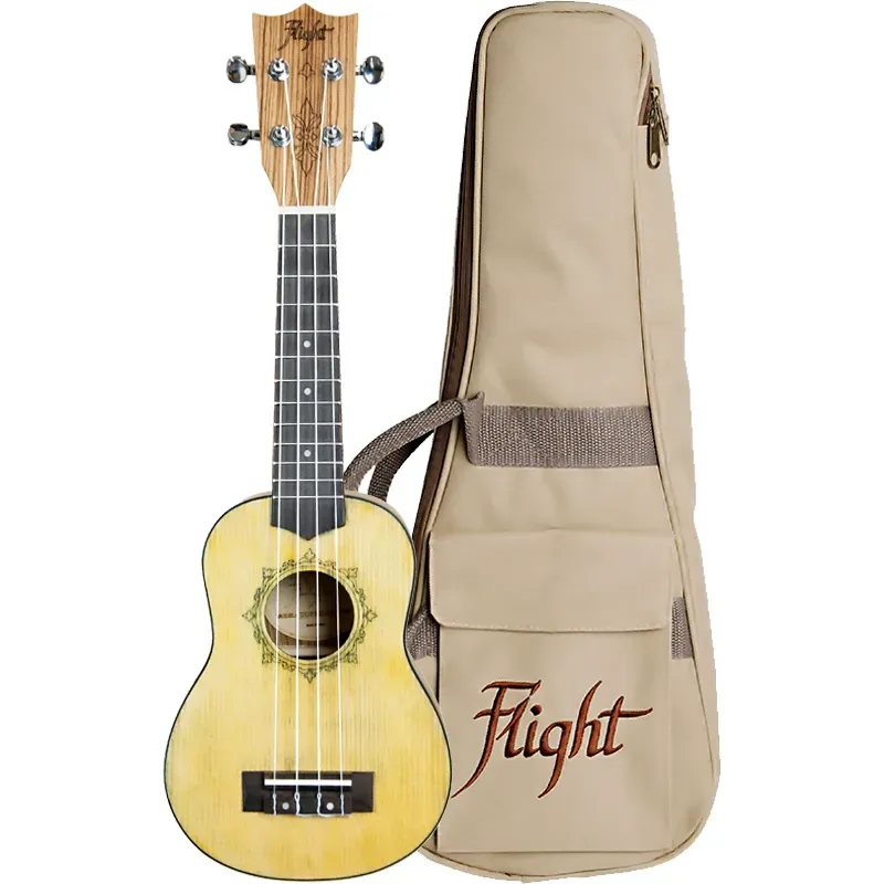 Flight DUS330 Relic ukulele soprano vintage satinato