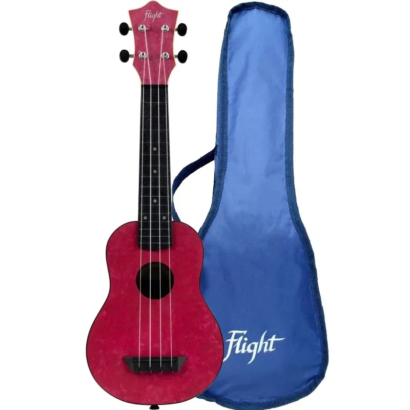 Flight TUS65 Ruby ukulele soprano rosso da viaggio