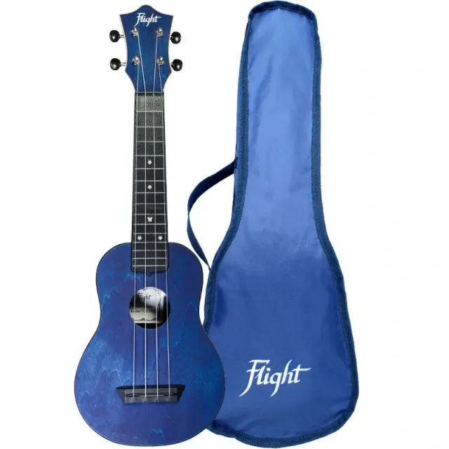 Flight Travel TUS-35 DB ukulele soprano blu plastica