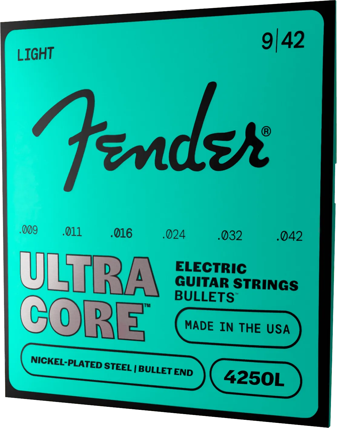 Squier by Fender UltraCore Bullets 4250 corde chitarra 009-042 nichelate