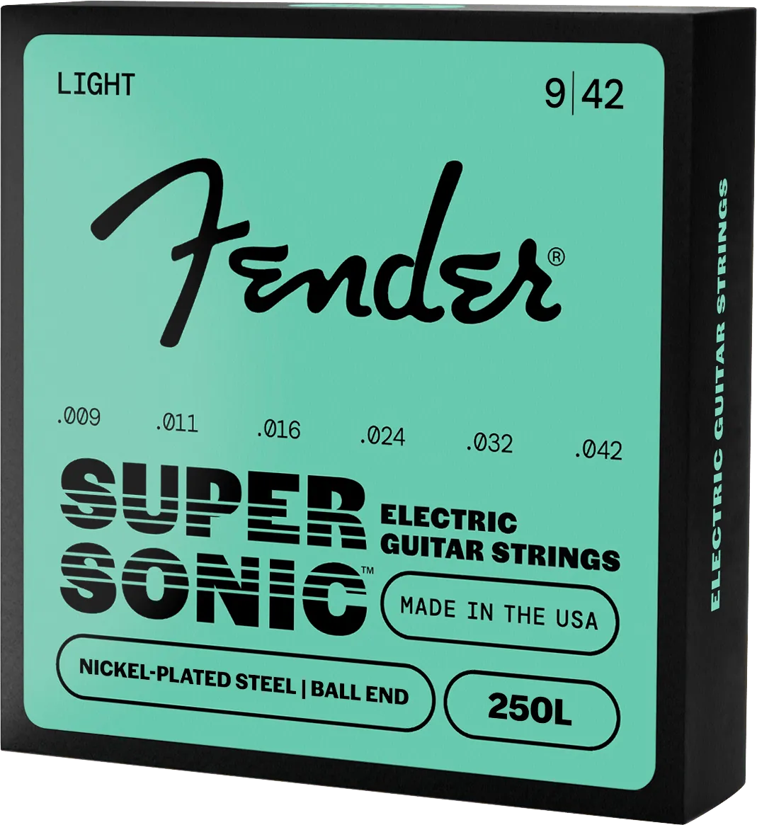 Fender SuperSonic 250 corde chitarra 009-042 3 pack