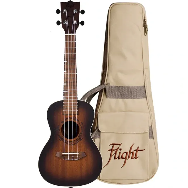 Flight Gemstone DUC380 Amber ukulele concerto legno