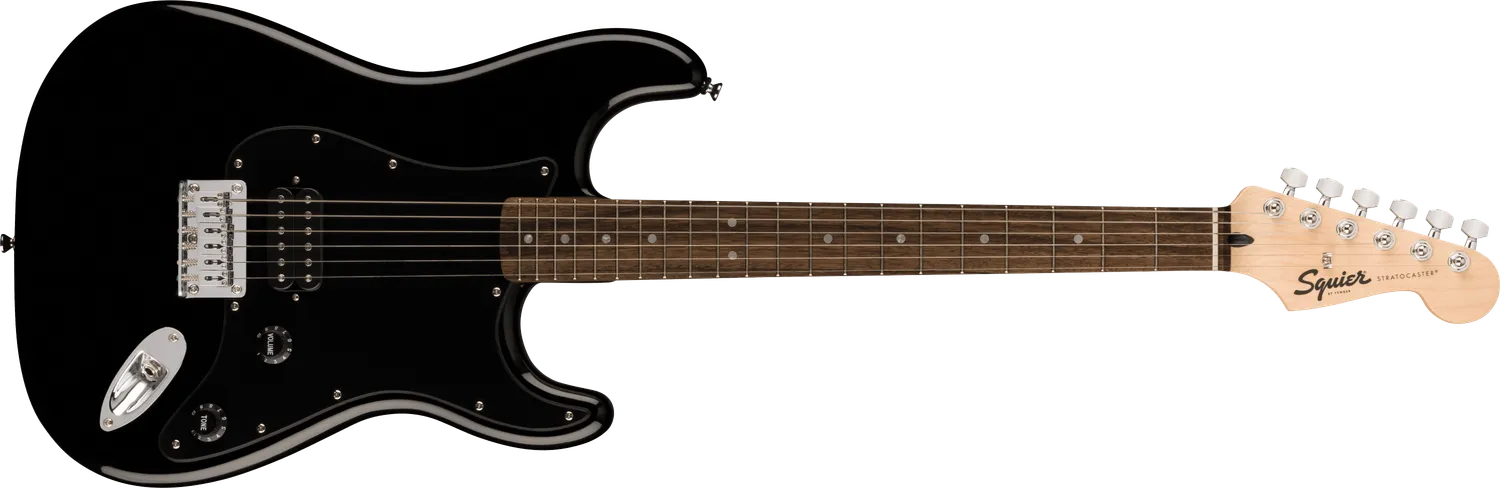 Squier Sonic Stratocaster HT H bundle chitarra nera Frontman