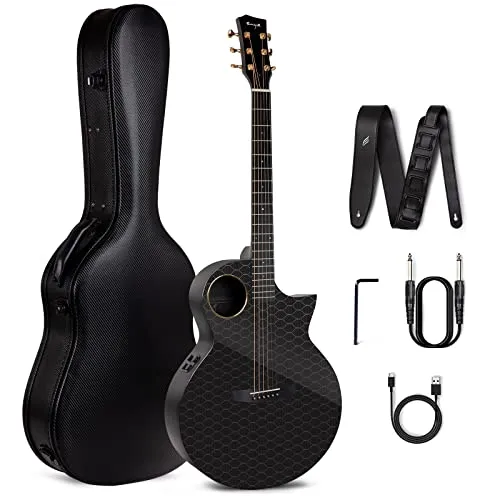 Enya X4 Pro EA-X4E chitarra acustica 41 pollici carbonio