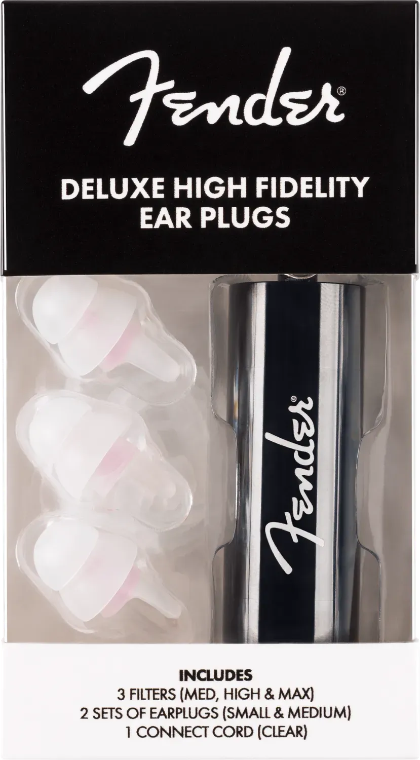 Squier Deluxe Hi-Fi tappi orecchie musica con 3 filtri