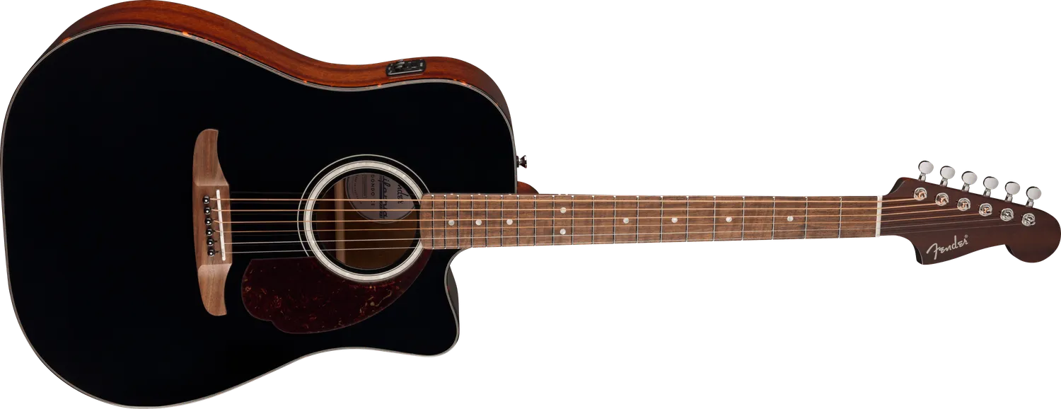 Squier California Deluxe Redondo CE elettroacustica Black dreadnought